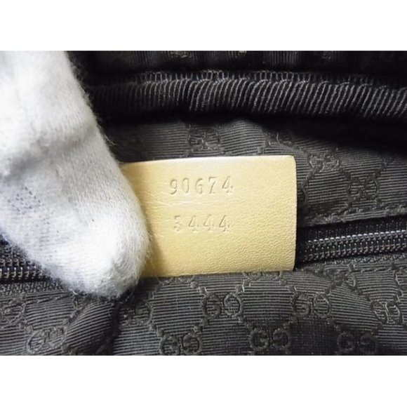 Gucci Vintage Satchel Camel Brown Leather RARE 2 Handle - Picture 8 of 10